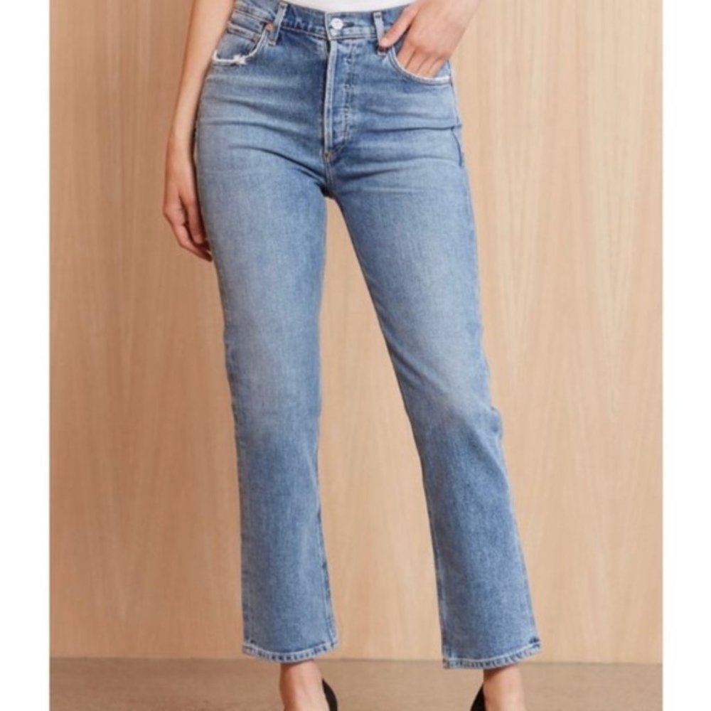 Ag Adriano Goldschmied The Charlotte Straight Leg Jeans Size 32